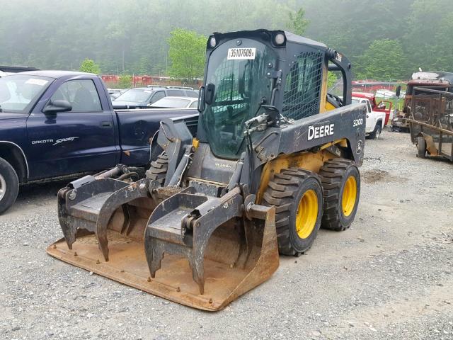 1T0320DEHDG242028 - 2013 JOHN DEERE 320D YELLOW photo 2