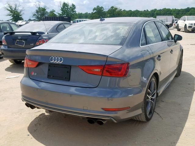 WAUB1GFFXG1015102 - 2016 AUDI S3 PREMIUM GRAY photo 4