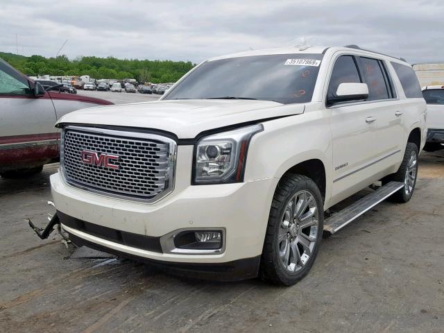 1GKS2JKJ5FR680016 - 2015 GMC YUKON XL D WHITE photo 2