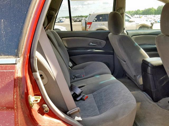 4S2DE58YX44603275 - 2004 ISUZU AXIOM XS Qırmızı foto 6