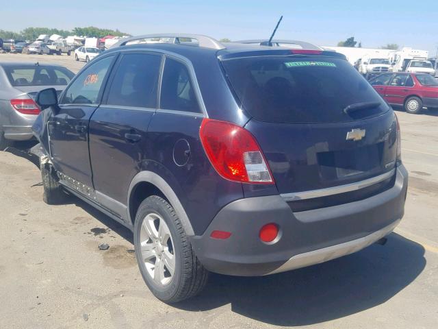 3GNAL2EK5ES665002 - 2014 CHEVROLET CAPTIVA LS 蓝色 照片 3