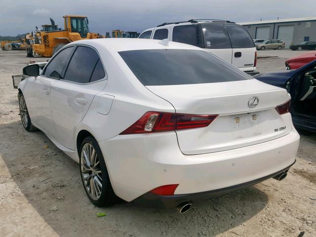 JTHBF1D23F5081319 - 2015 LEXUS IS 250 WHITE photo 3