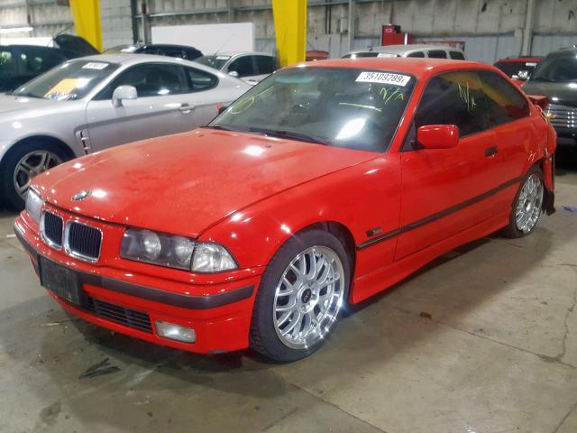 WBABG132XTET02102 - 1996 BMW 328 IS RED photo 2