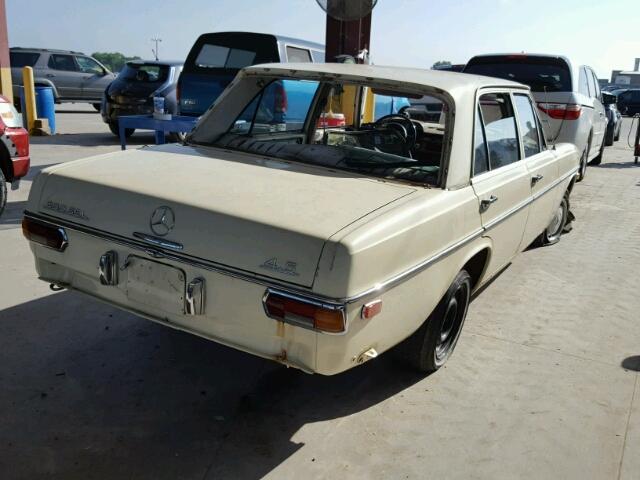 10806812017249 - 1971 MERCEDES-BENZ 280E YELLOW photo 4