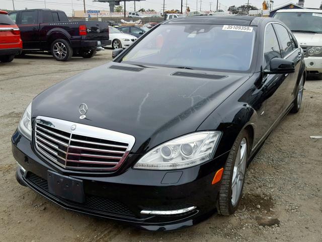 WDDNG9FB2AA293531 - 2010 MERCEDES-BENZ S 400 BLACK photo 2