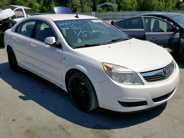 1G8ZS57B28F259176 - 2008 SATURN AURA XE WHITE photo 1