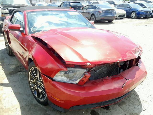 1ZVBP8FH2A5169194 - 2010 FORD MUSTANG GT RED photo 1