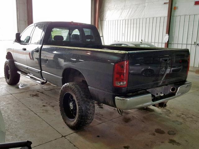 1D7KS28C16J171488 - 2006 DODGE RAM 2500 S BLACK photo 3