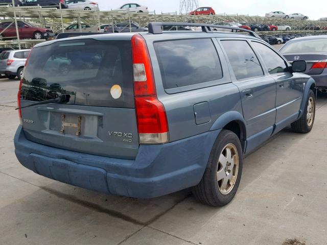 YZ1SZ58D521050919 - 2002 VOLVO XC70 GREEN photo 4