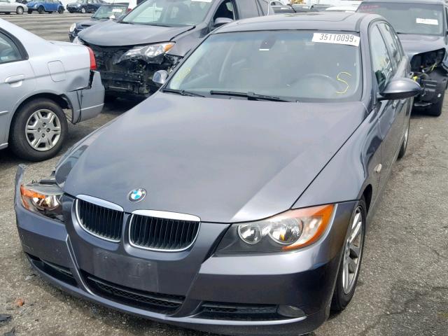 WBAVC53557FZ71193 - 2007 BMW 328 I SULE GRAY photo 2