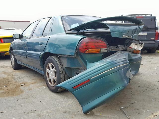 1G2NE52T4VM561673 - 1997 PONTIAC GRAND AM S GREEN photo 3