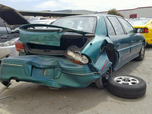 1G2NE52T4VM561673 - 1997 PONTIAC GRAND AM S GREEN photo 4