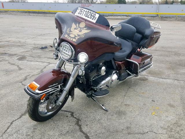 1HD1FC4169Y665411 - 2009 HARLEY-DAVIDSON FLHTCUI BURGUNDY photo 2