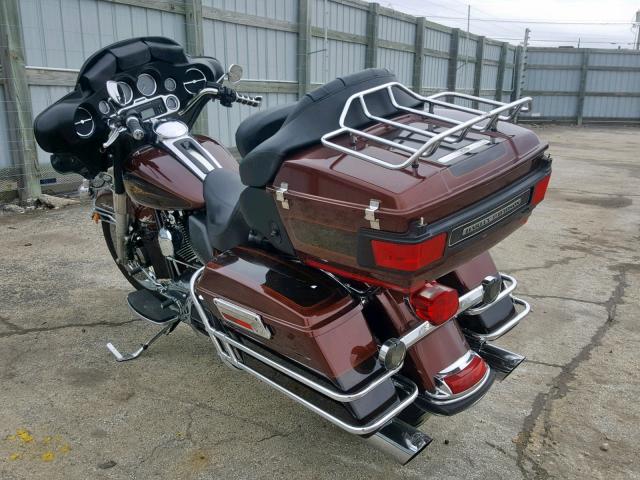 1HD1FC4169Y665411 - 2009 HARLEY-DAVIDSON FLHTCUI BURGUNDY photo 3