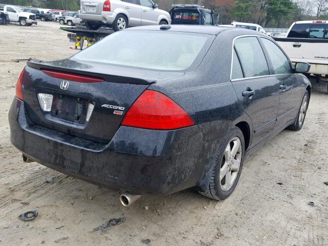 1HGCM65866A021815 - 2006 HONDA ACCORD EX BLACK photo 4