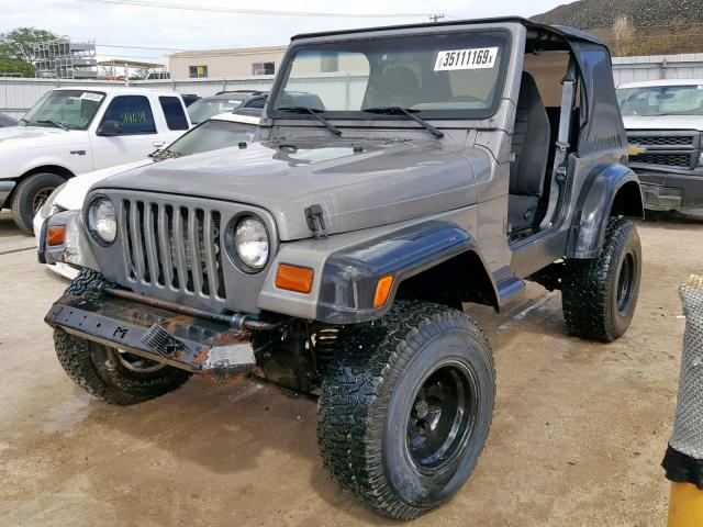 1J4FY19S1VP441531 - 1997 JEEP WRANGLER / SILVER photo 2