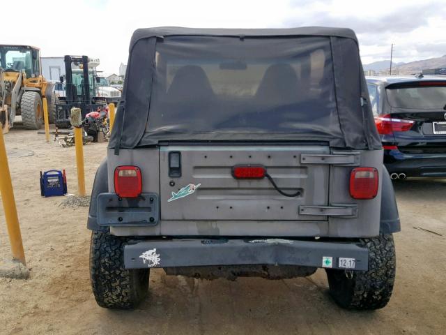 1J4FY19S1VP441531 - 1997 JEEP WRANGLER / SILVER photo 9