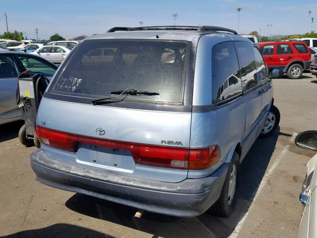 JT3AC12R6N1012298 - 1992 TOYOTA PREVIA LE BLUE photo 4