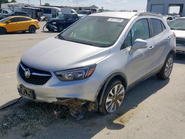 KL4CJESB8HB216596 - 2017 BUICK ENCORE PRE SILVER photo 2