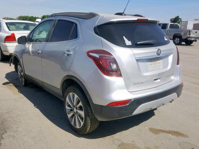 KL4CJESB8HB216596 - 2017 BUICK ENCORE PRE SILVER photo 3