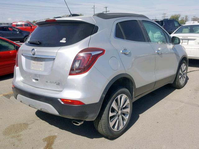 KL4CJESB8HB216596 - 2017 BUICK ENCORE PRE SILVER photo 4