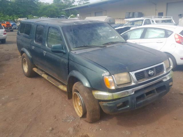 1N6ED27Y8YC324743 - 2000 NISSAN FRONTIER C GREEN photo 1