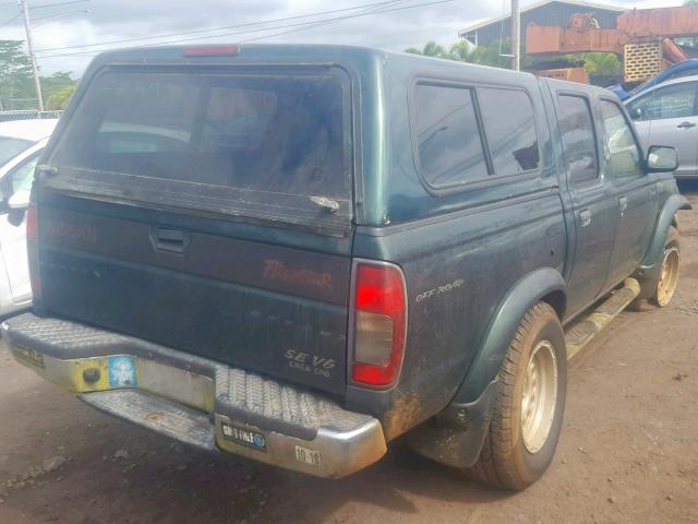 1N6ED27Y8YC324743 - 2000 NISSAN FRONTIER C GREEN photo 3