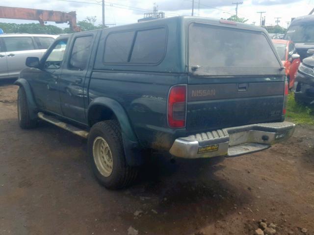 1N6ED27Y8YC324743 - 2000 NISSAN FRONTIER C GREEN photo 4