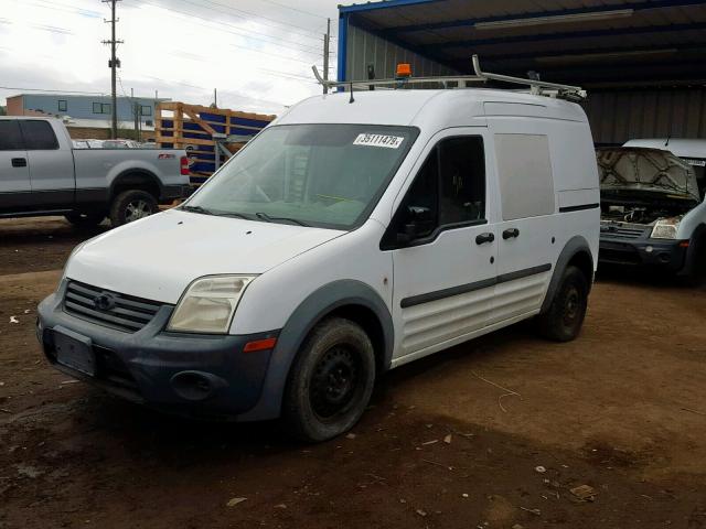 NM0LS7AN4AT020730 - 2010 FORD TRANSIT CO WHITE photo 2