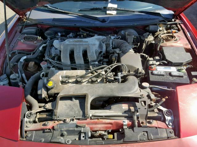 1ZVLT22B0V5133539 - 1997 FORD PROBE GT RED photo 7