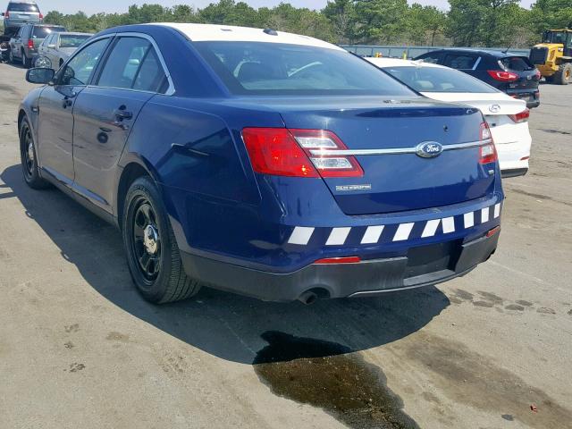 1FAHP2MK3FG126218 - 2015 FORD TAURUS POL BLUE photo 3