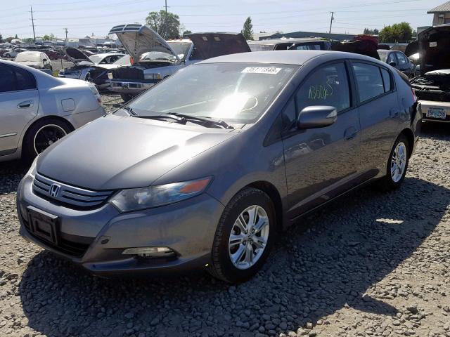 JHMZE2H79BS008173 - 2011 HONDA INSIGHT EX GRAY photo 2