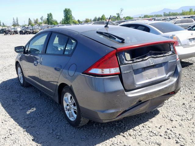 JHMZE2H79BS008173 - 2011 HONDA INSIGHT EX GRAY photo 3