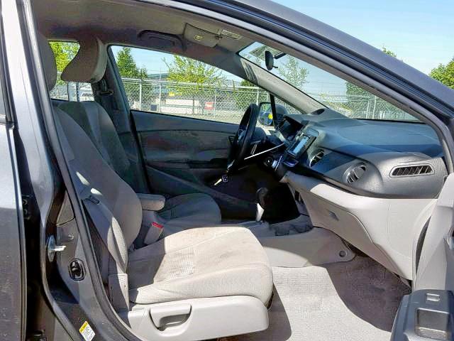 JHMZE2H79BS008173 - 2011 HONDA INSIGHT EX GRAY photo 5