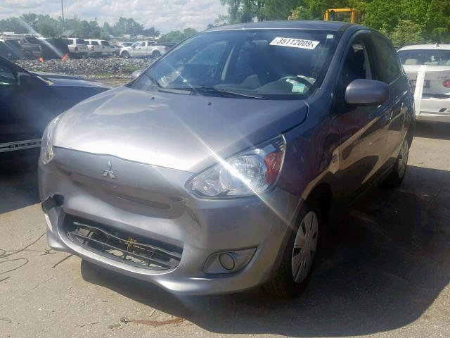 ML32A3HJ1FH057891 - 2015 MITSUBISHI MIRAGE DE GRAY photo 2