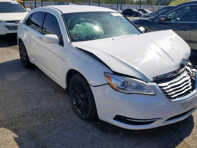 1C3CCBBB0DN735508 - 2013 CHRYSLER 200 TOURIN WHITE photo 1