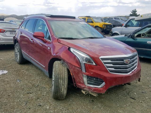 1GYKNDRS0KZ154268 - 2019 CADILLAC XT5 LUXURY BURGUNDY photo 1