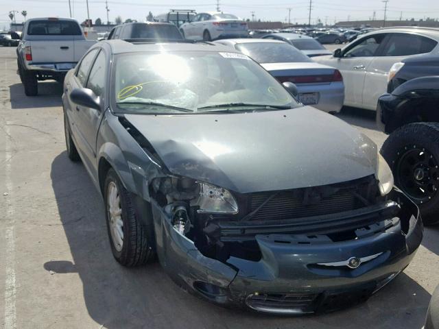 1C3AL56R13N559924 - 2003 CHRYSLER SEBRING LX GREEN photo 1