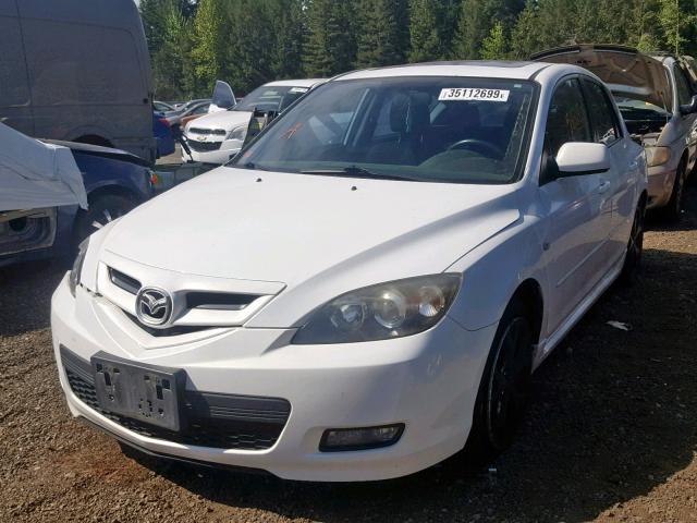 JM1BK344691207999 - 2009 MAZDA 3 S WHITE photo 2