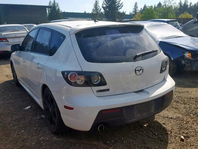 JM1BK344691207999 - 2009 MAZDA 3 S WHITE photo 3