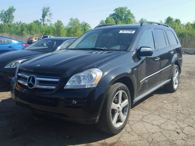 4JGBF25E79A499776 - 2009 MERCEDES-BENZ GL BLACK photo 2