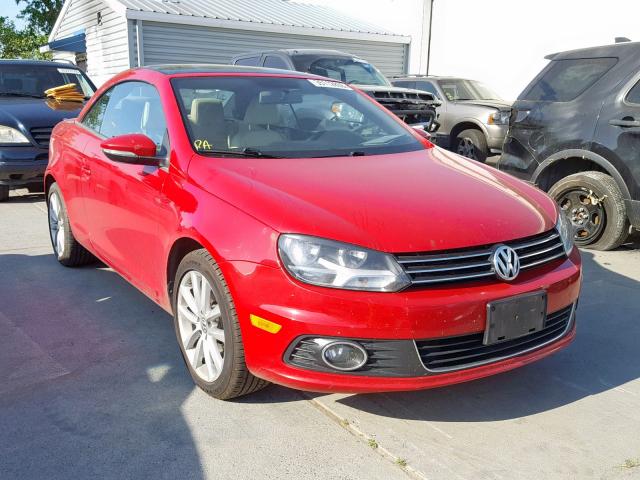 WVWBW7AH7CV013341 - 2012 VOLKSWAGEN EOS KOMFOR RED photo 1