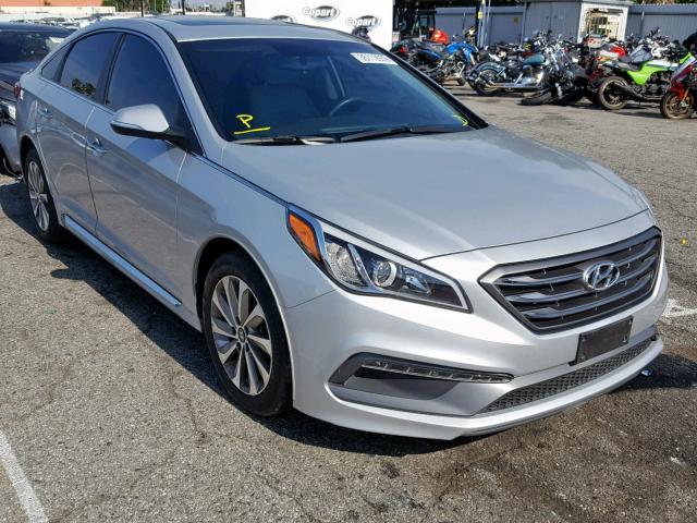 5NPE34AF0HH566990 - 2017 HYUNDAI SONATA SPO SILVER photo 1