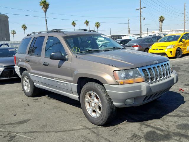 1J4GX48S61C558128 - 2001 JEEP GRAND CHER BEIGE photo 1