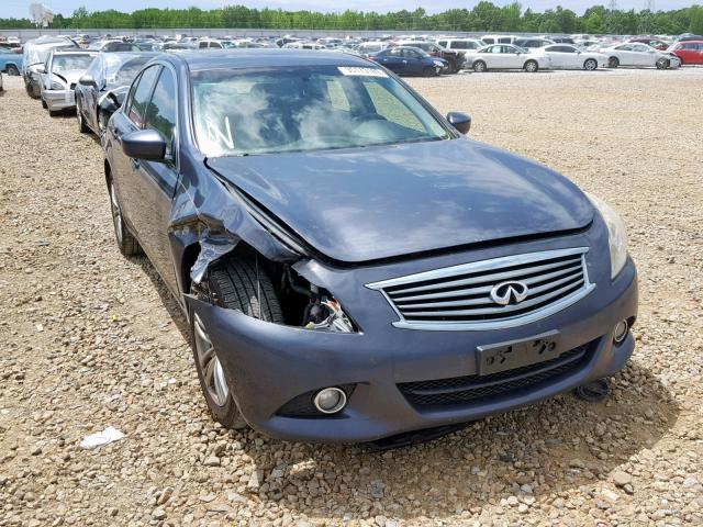 JN1CV6AR2AM453418 - 2010 INFINITI G37 BLUE photo 1