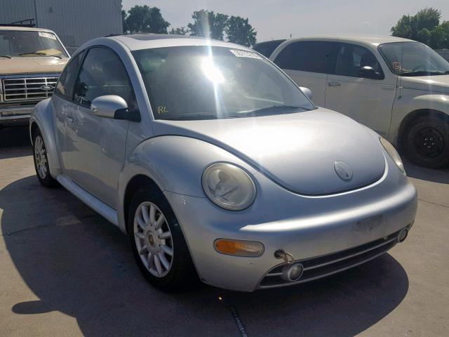 3VWCR31C55M409741 - 2005 VOLKSWAGEN NEW BEETLE ვერცხლისფერი ფოტო 1