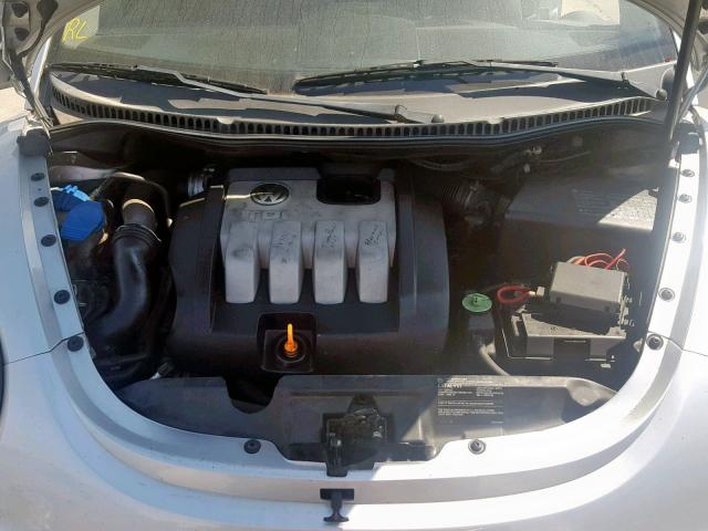 3VWCR31C55M409741 - 2005 VOLKSWAGEN NEW BEETLE ვერცხლისფერი ფოტო 7