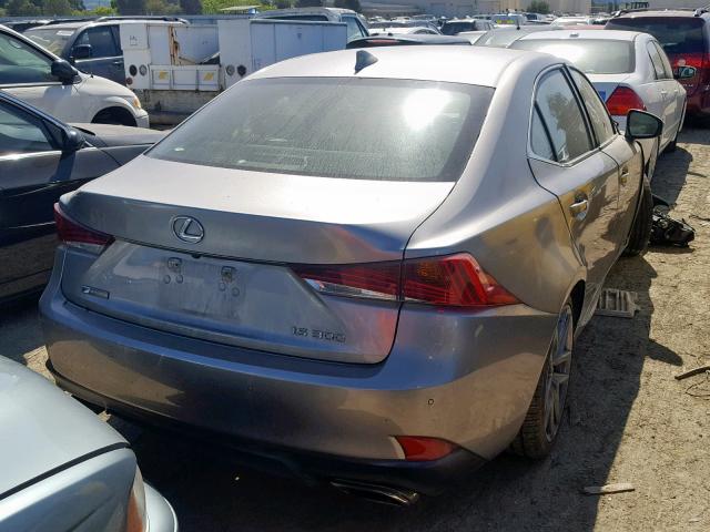 JTHBA1D22J5064311 - 2018 LEXUS IS 300 CHARCOAL photo 4