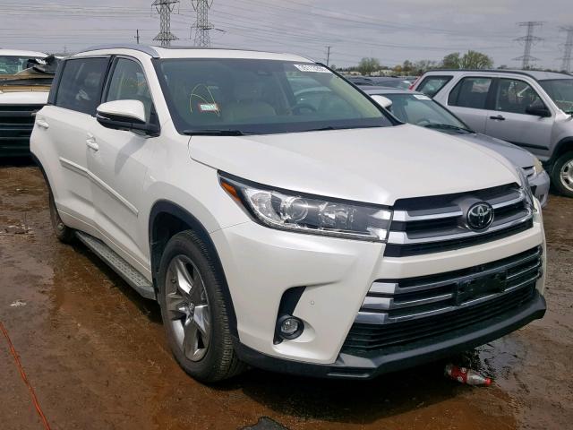 5TDDZRFH3KS937806 - 2019 TOYOTA HIGHLANDER WHITE photo 1