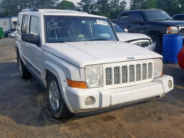 1J8HH58P57C673491 - 2007 JEEP COMMANDER WHITE photo 1
